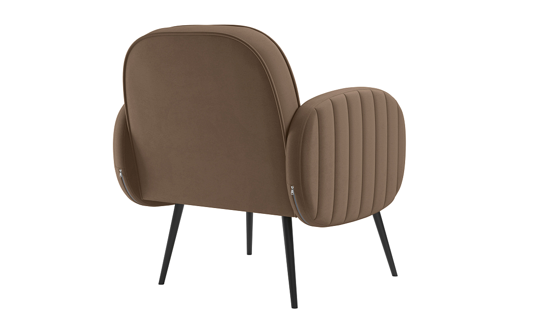 Флеминг Ф / Кресло велюр fresh корица